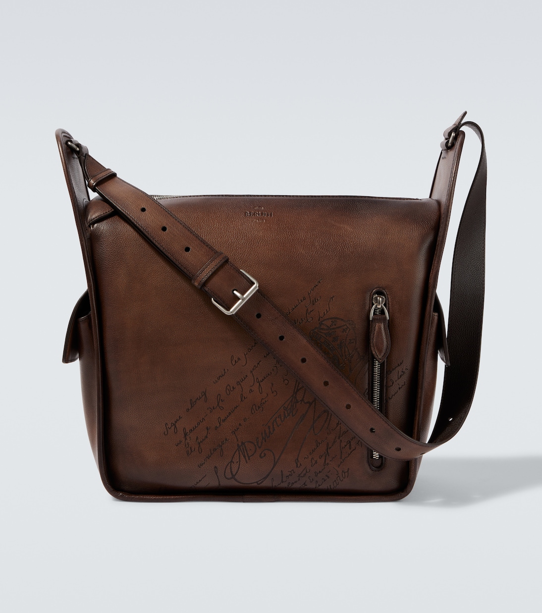Périple Scritto Venezia leather shoulder bag | Berluti