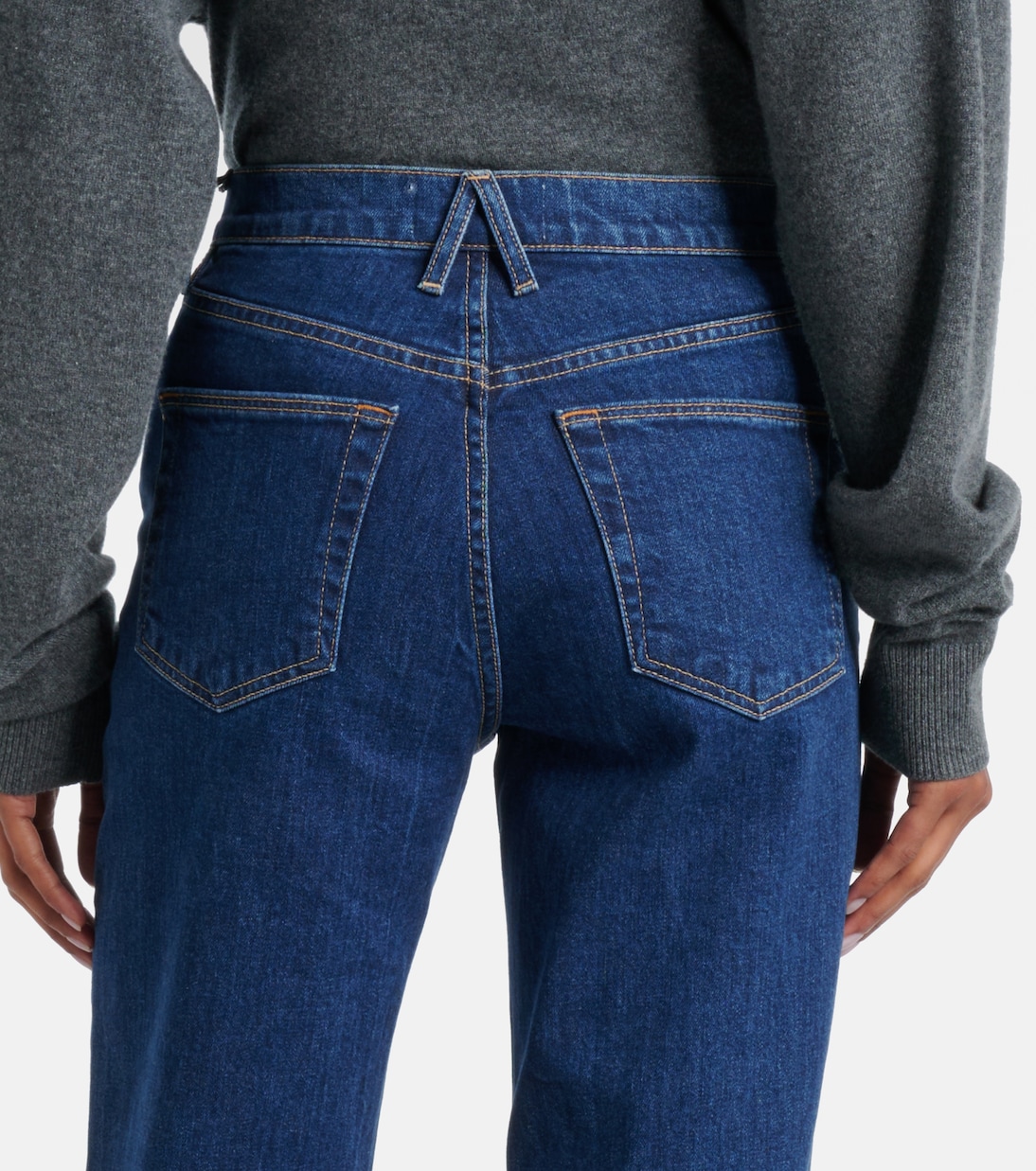 Jeans Grace a gamba larga e vita alta | Slvrlake