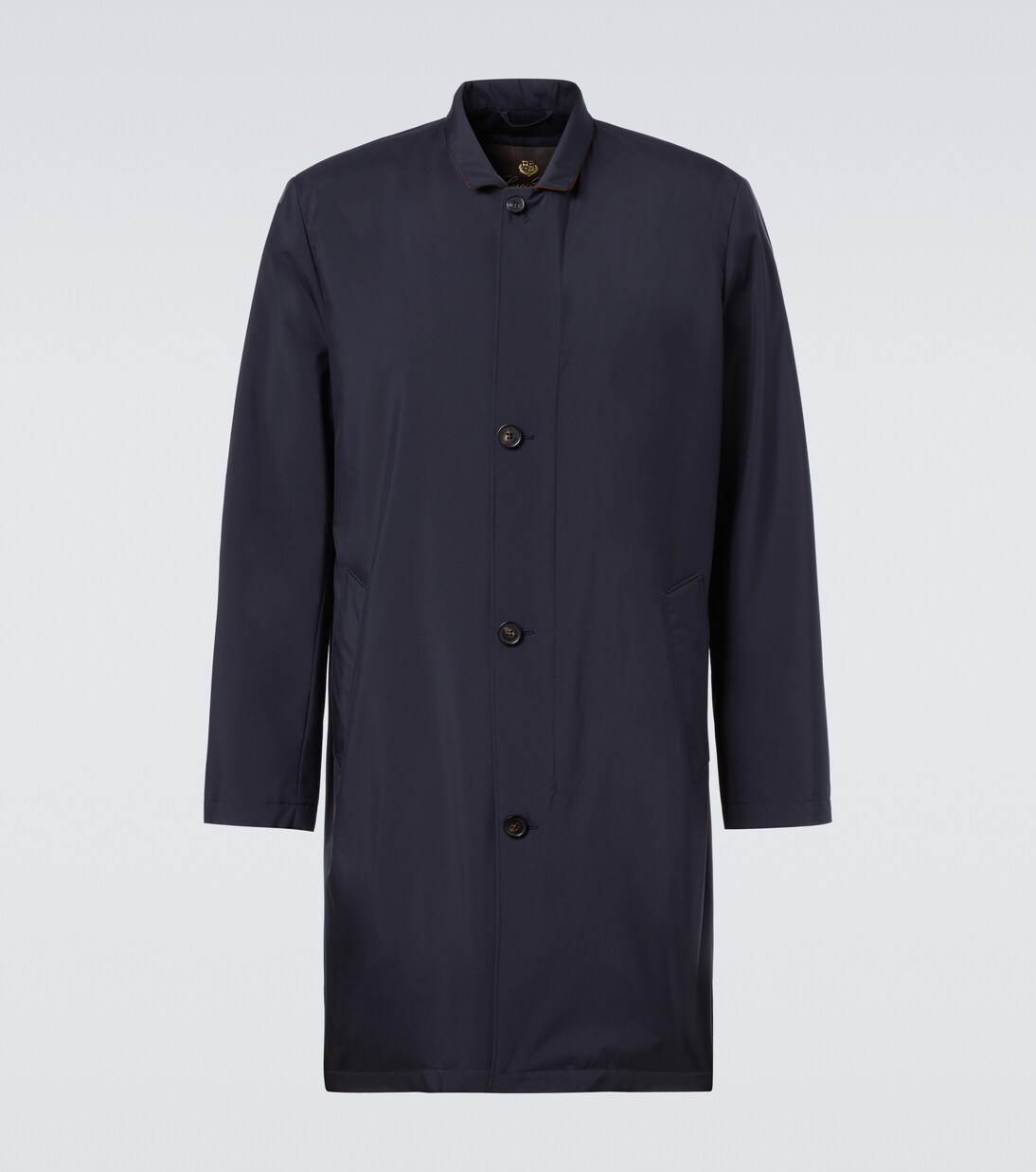 Windmate® suede-trimmed coat | Loro Piana