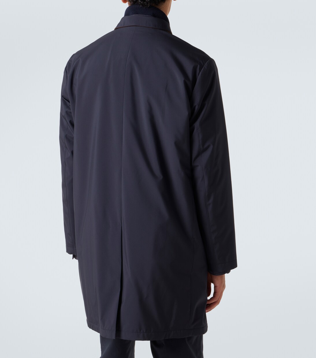 Windmate® suede-trimmed coat | Loro Piana