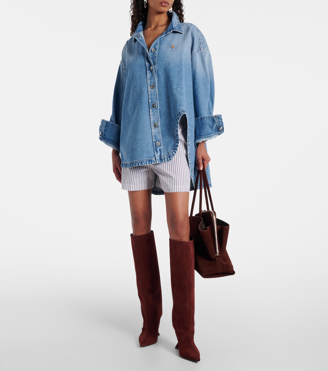 Cheope 105 suede knee-high boots | The Attico