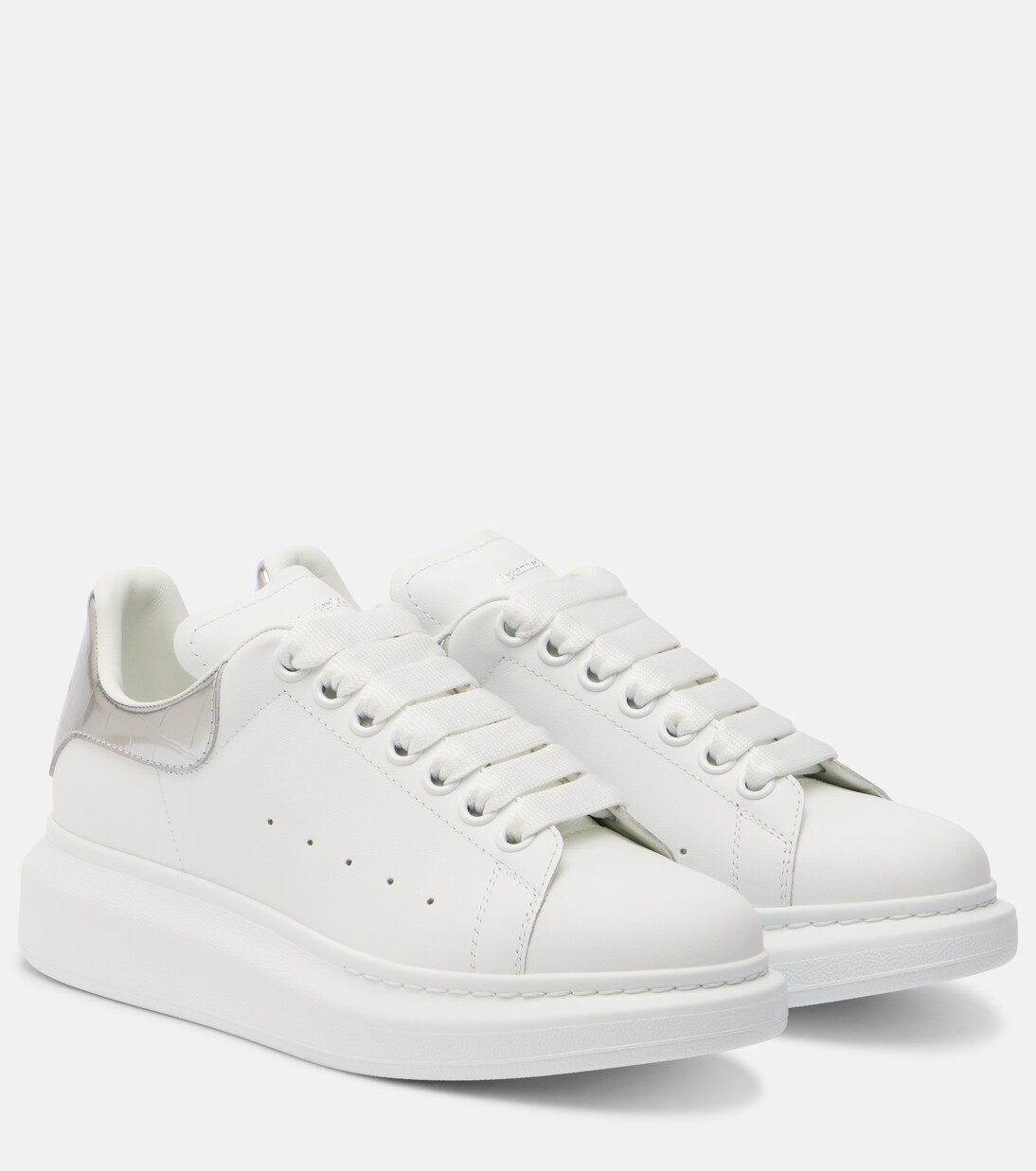 Oversized leather sneakers | McQueen