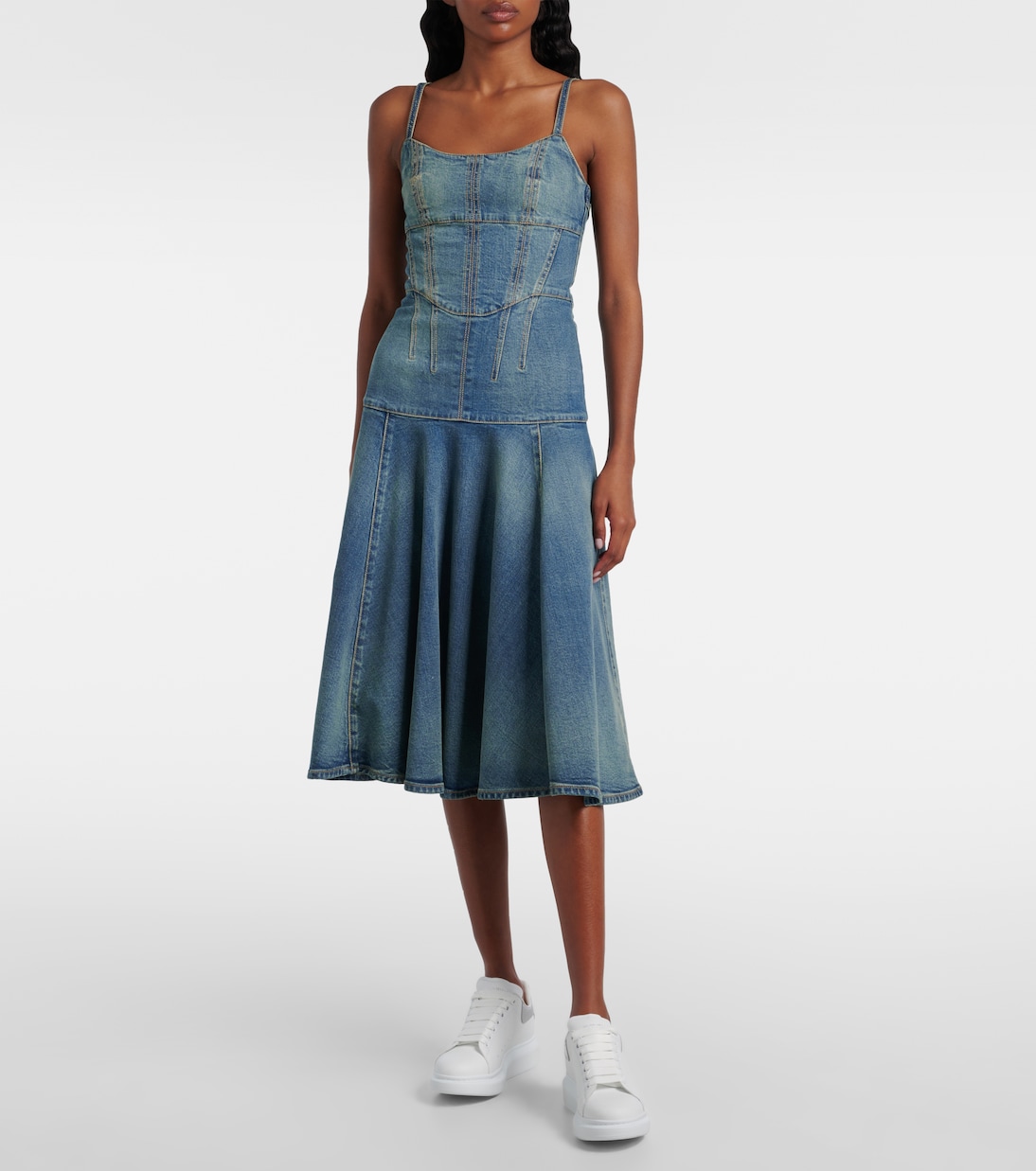 Oversized leather sneakers | McQueen