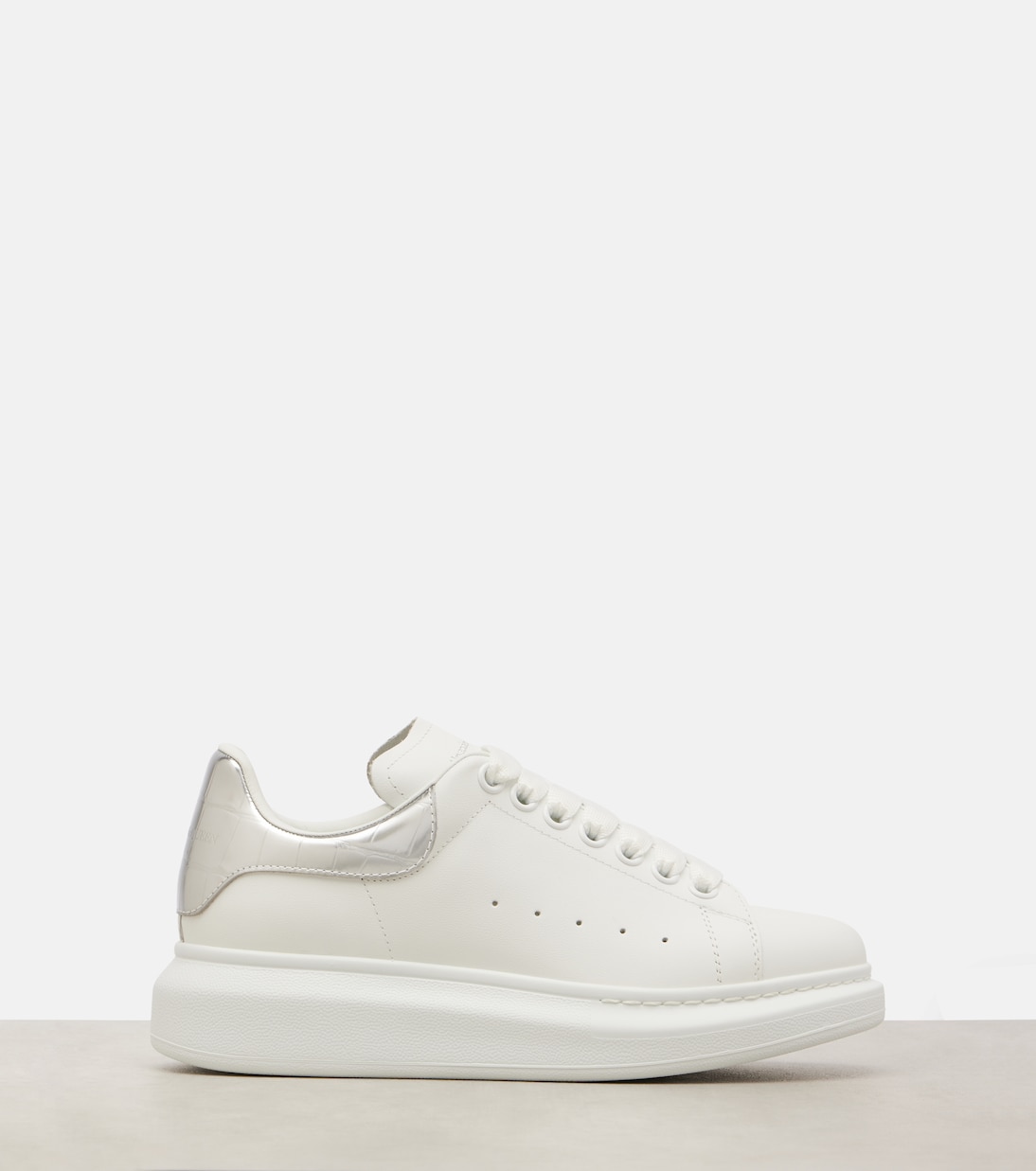Oversized leather sneakers | McQueen