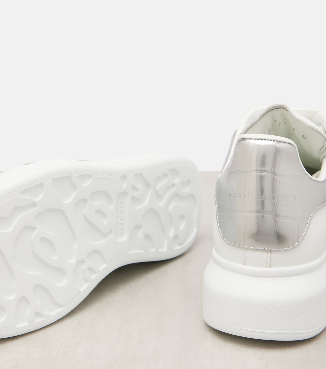 Oversized leather sneakers | McQueen