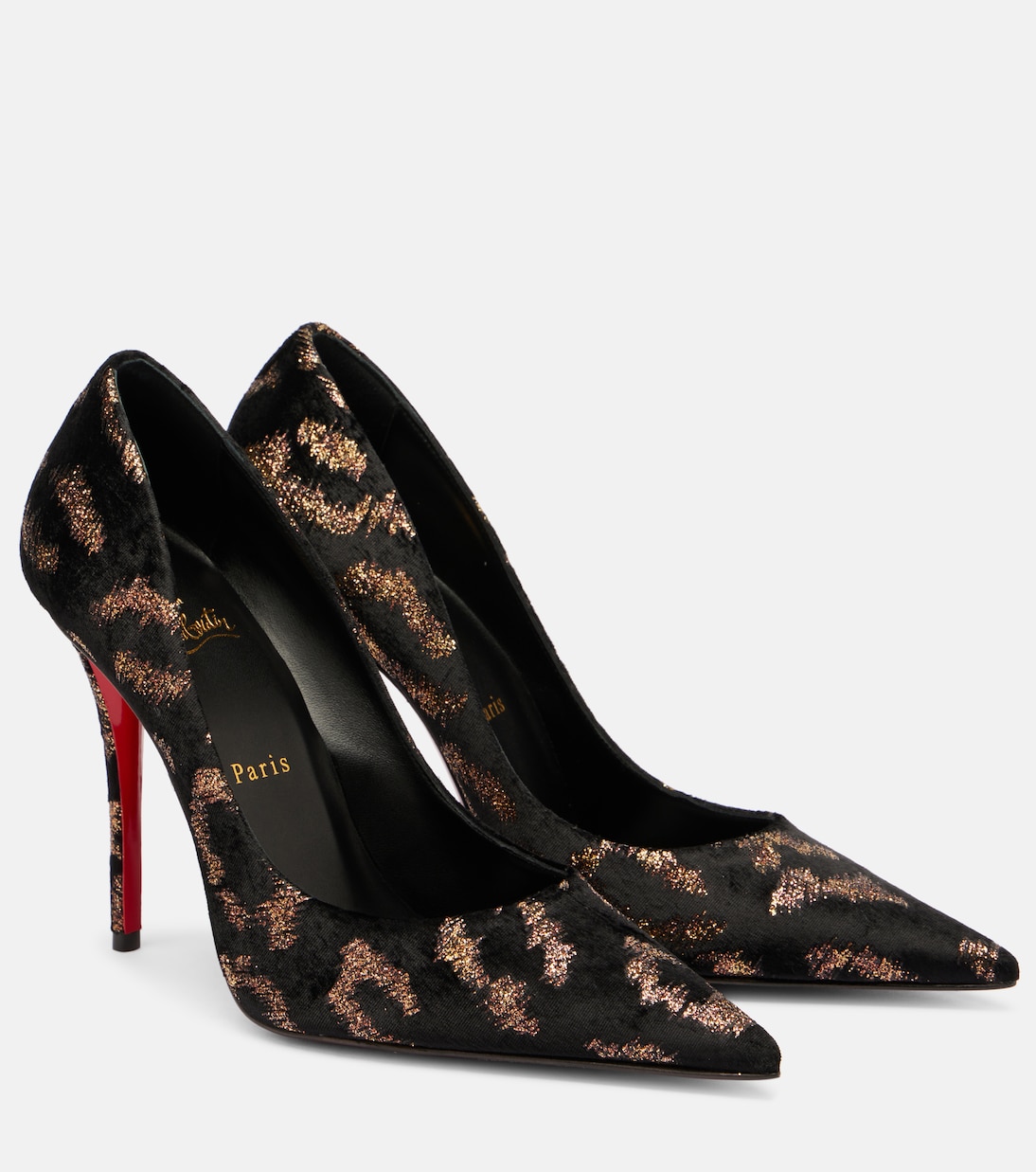 Miss Z leopard-print velvet pumps | Christian Louboutin