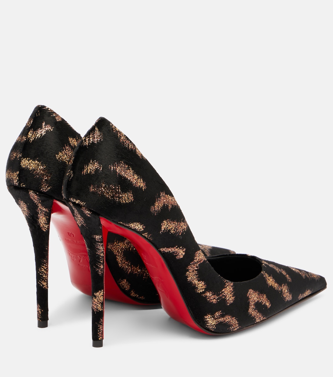 Miss Z leopard-print velvet pumps | Christian Louboutin