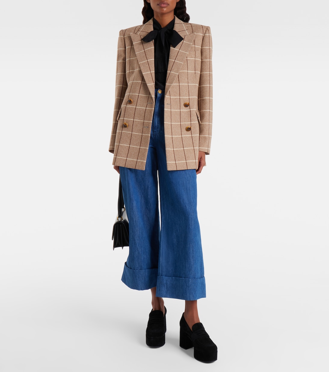 Loafer-Pumps 80 aus Veloursleder | Gianvito Rossi