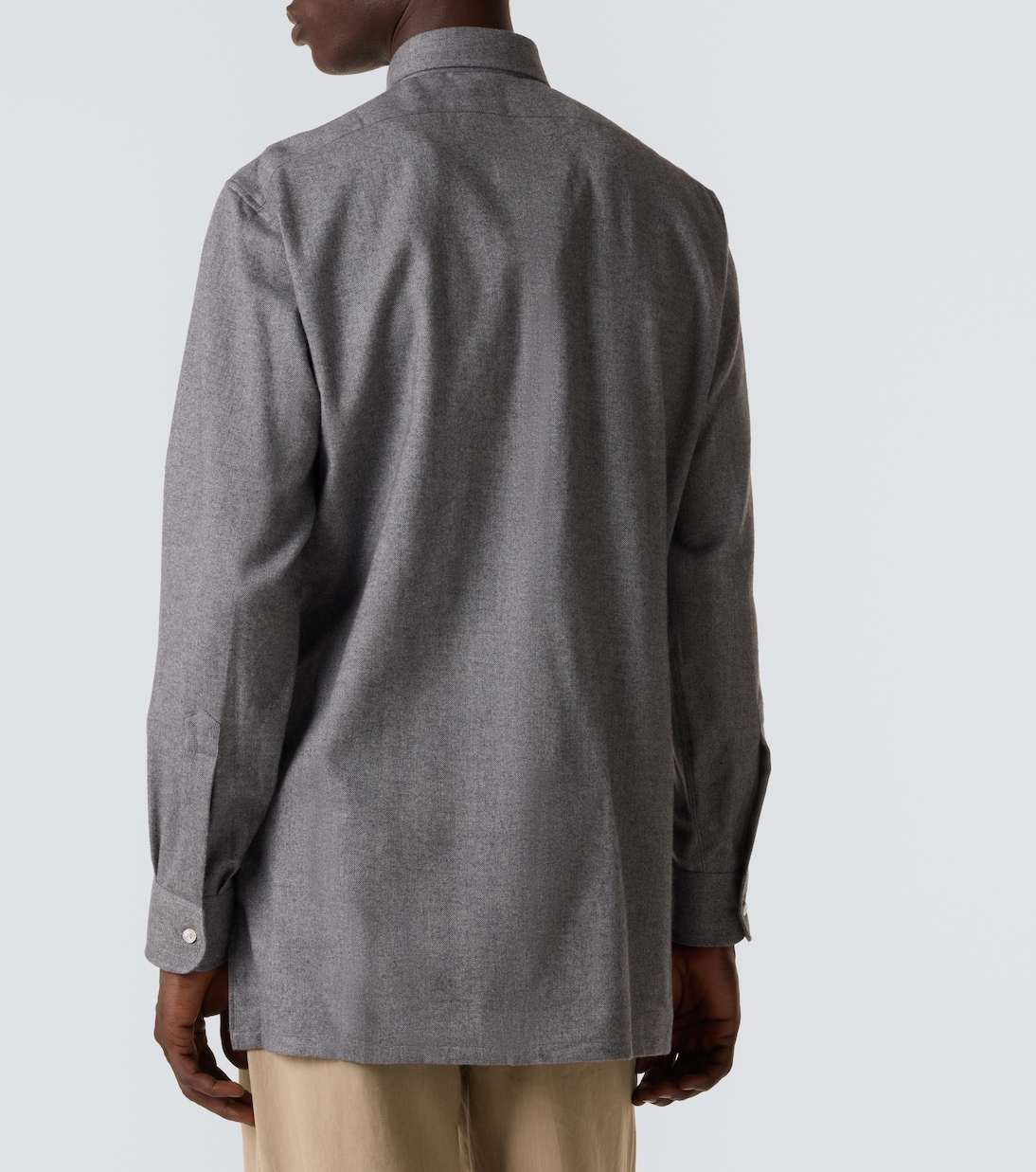 Camicia in flanella di cotone | Charvet