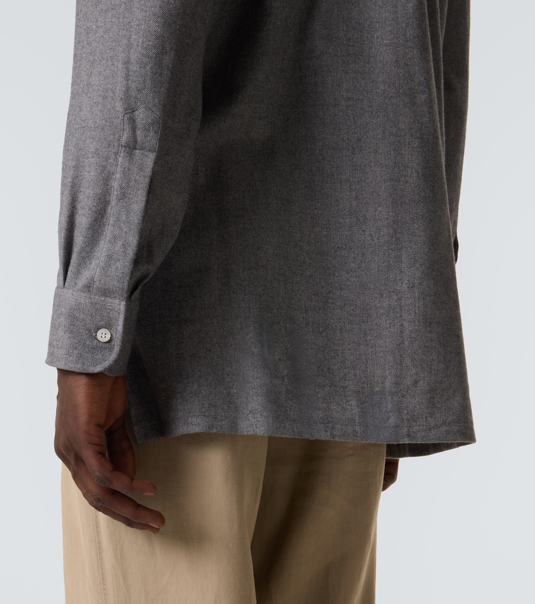 Camicia in flanella di cotone | Charvet