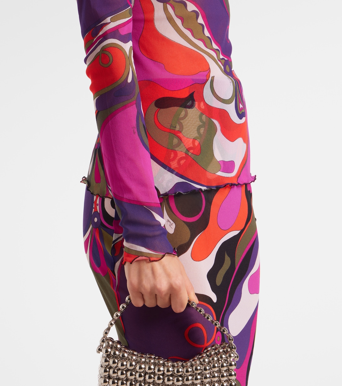 Top Orchidee in tulle | Pucci