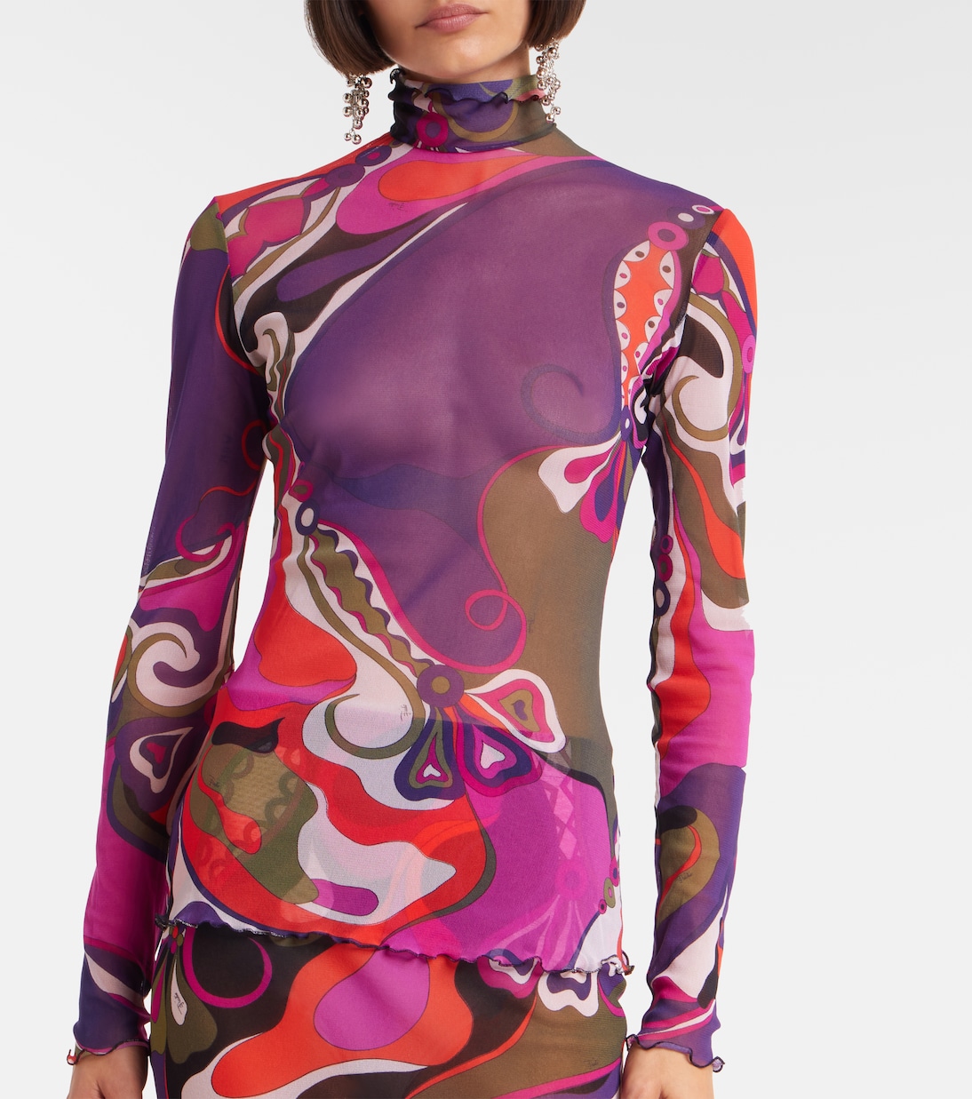 Top Orchidee in tulle | Pucci