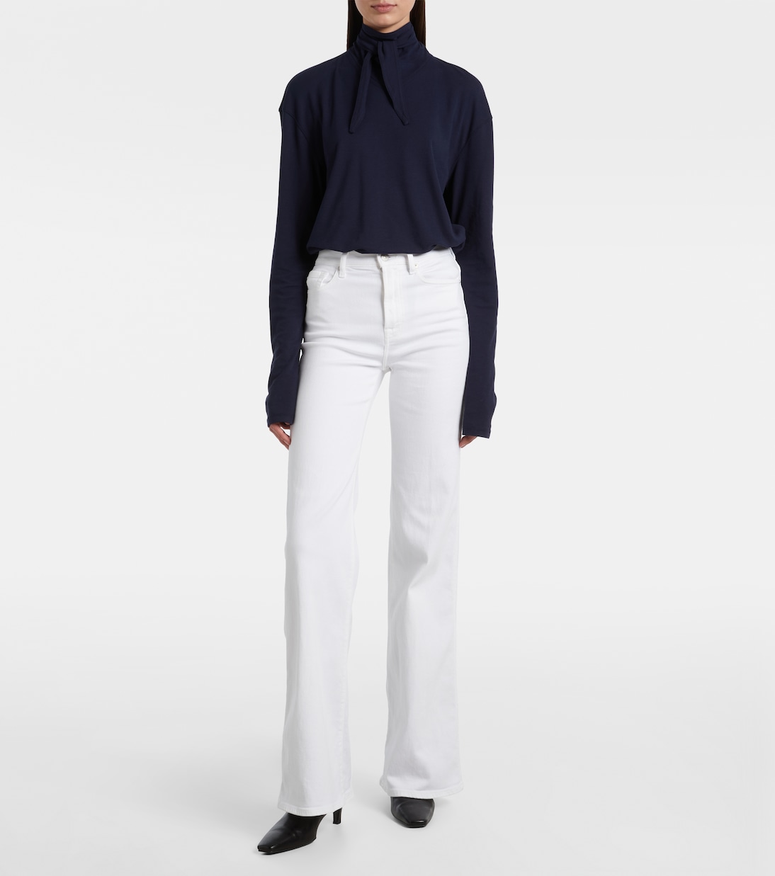 High-Rise Wide-Leg Jeans Modern Dojo | 7 For All Mankind