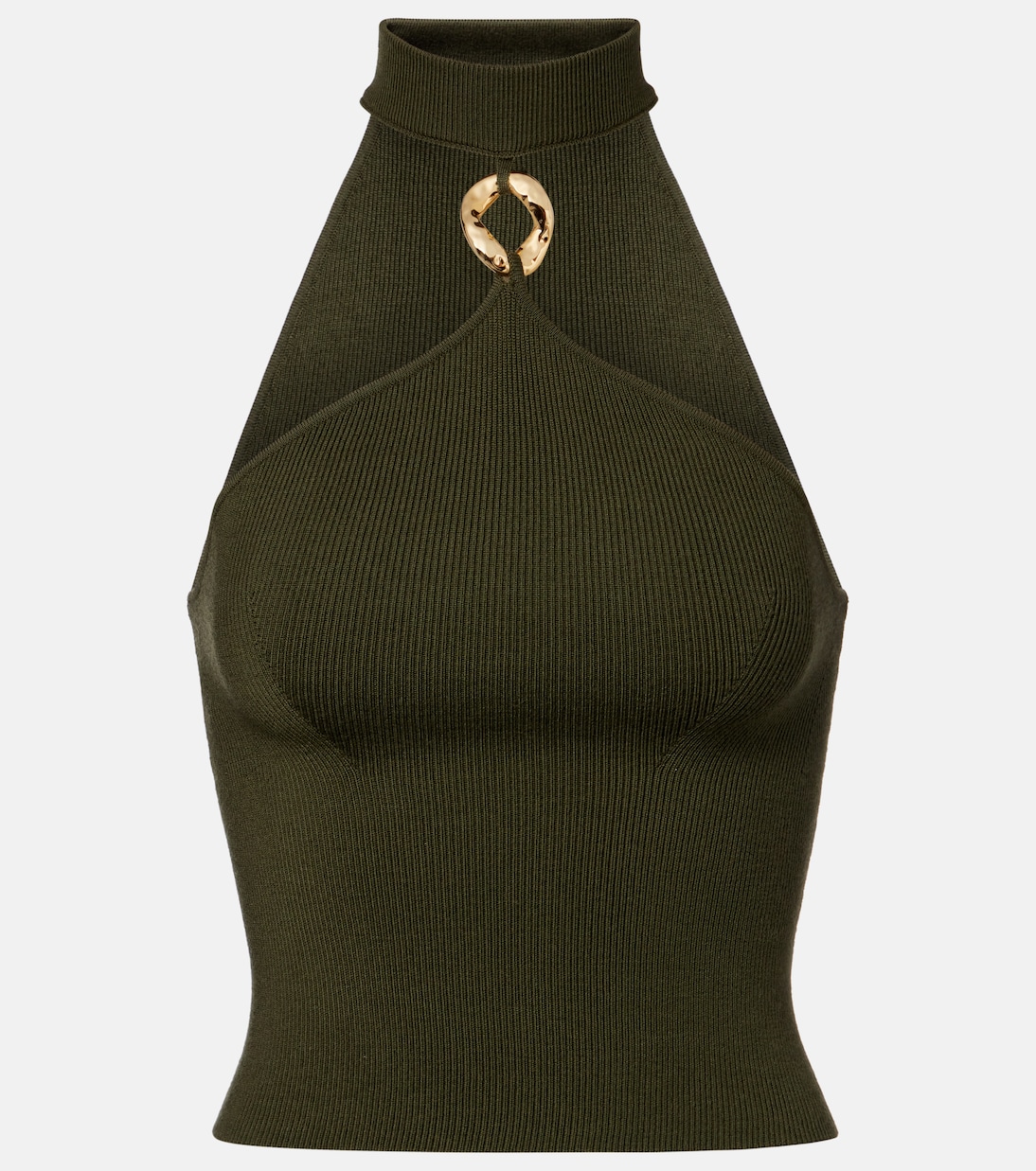 Renlen halterneck wool top | Simkhai