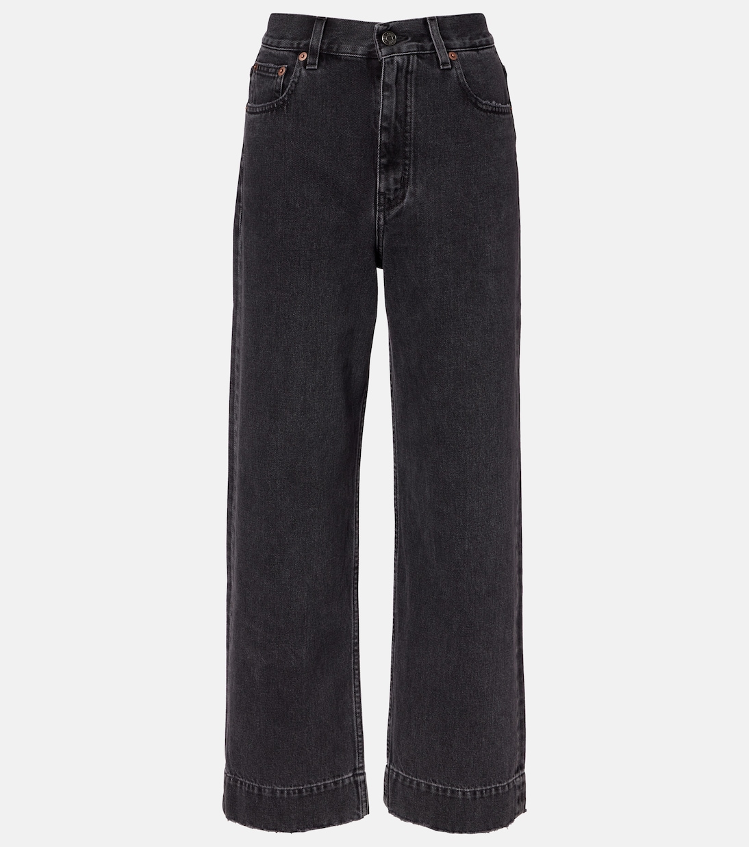 High-Rise Wide-Leg Cropped Jeans | Chloé