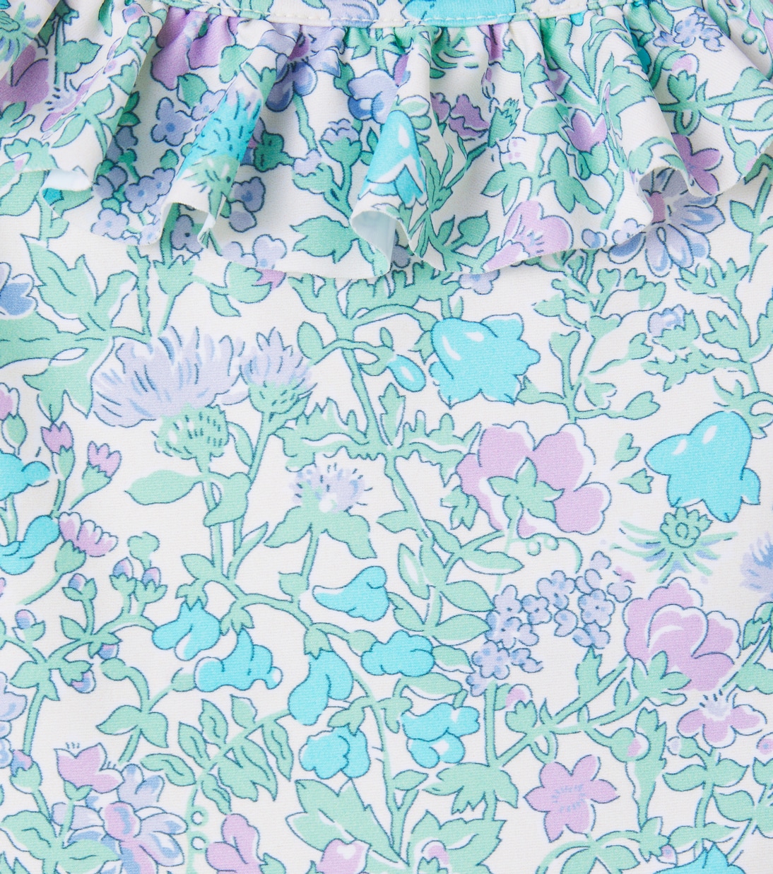 Costume intero di Lacey con stampa floreale e volant | Bonpoint