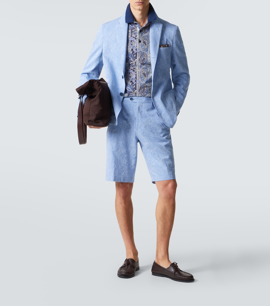 Paisley cotton Bermuda shorts | Etro