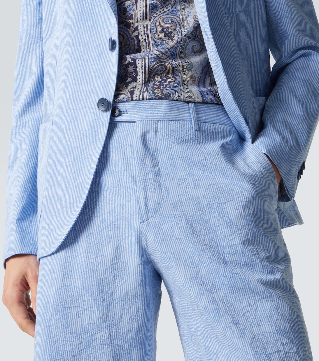 Paisley cotton Bermuda shorts | Etro