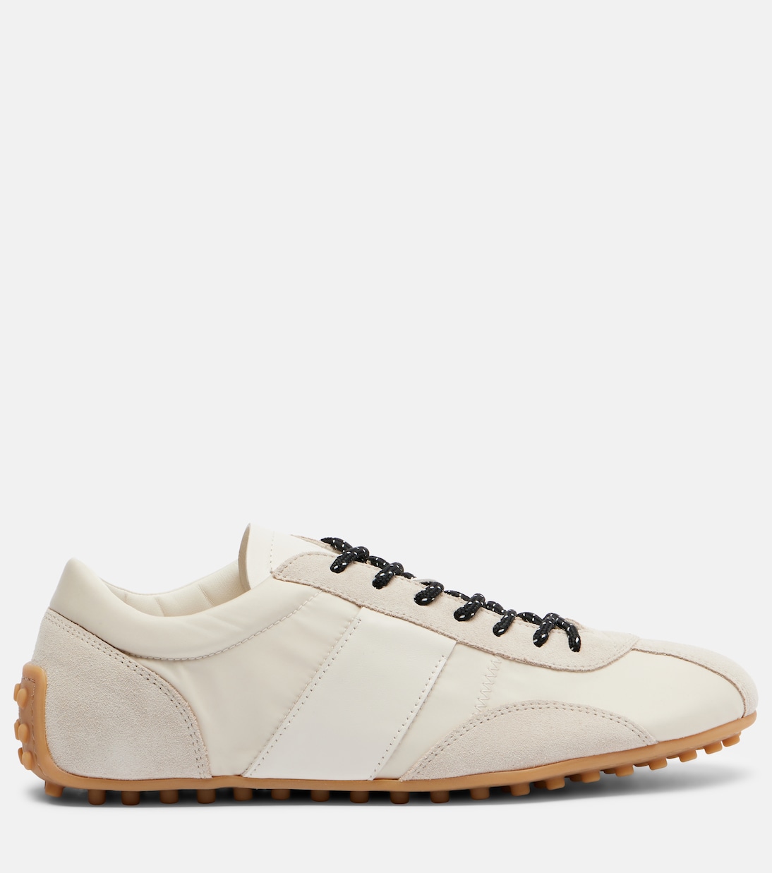 Sneakers aus Satin mit Veloursleder | Tod's