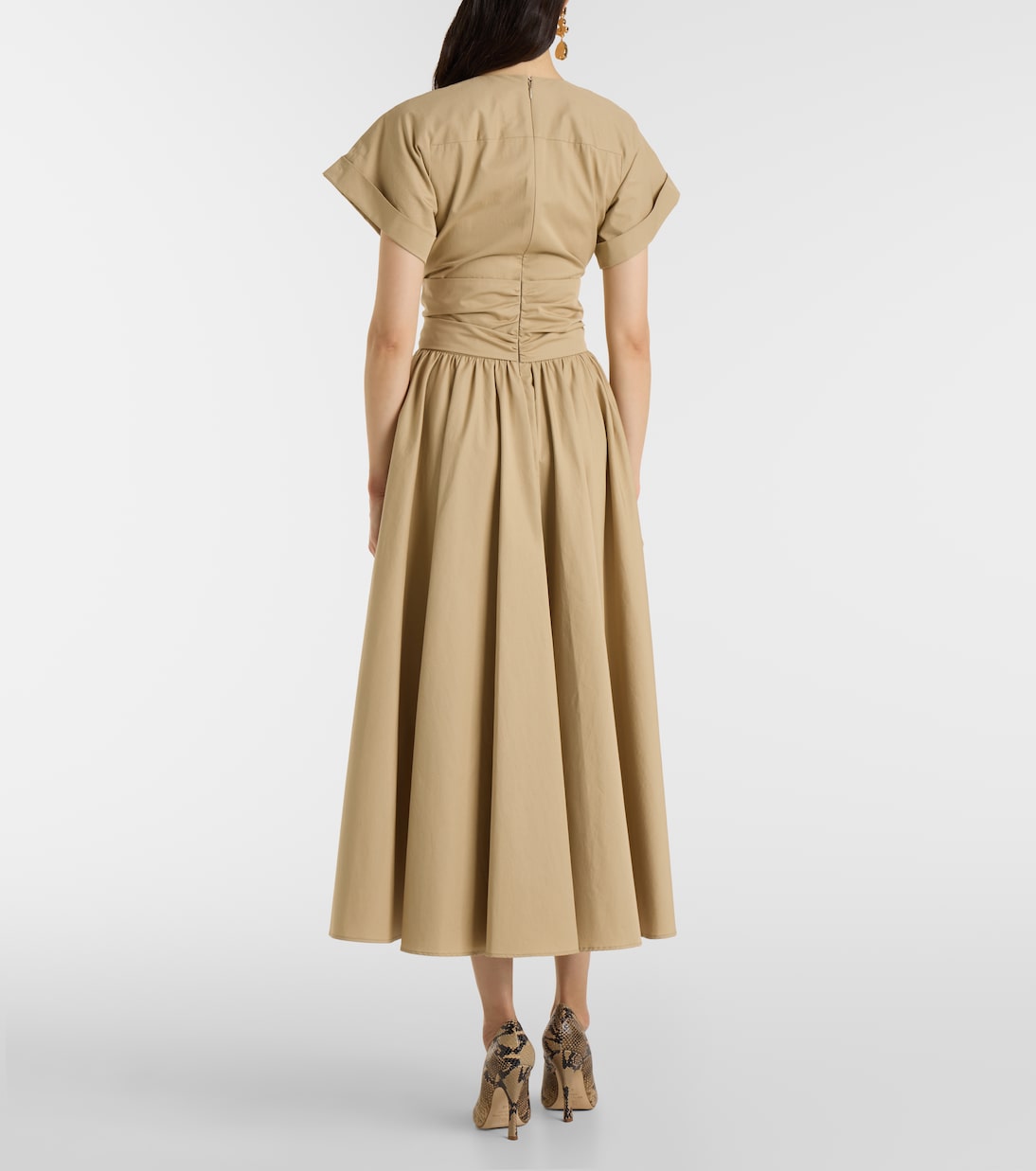 Robe midi en coton | Patou