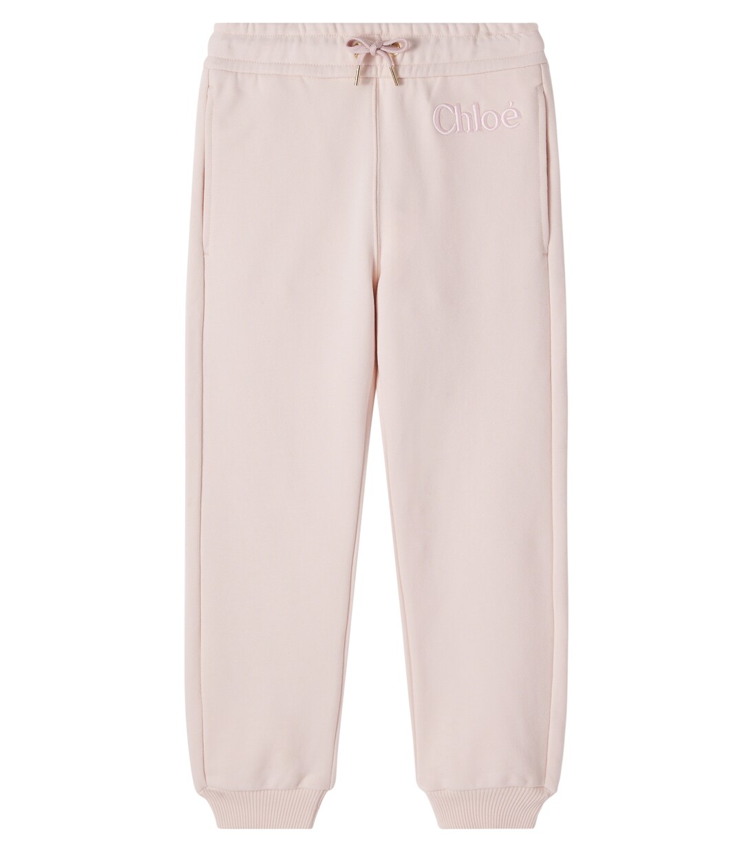 Logo cotton sweatpants | Chloé Kids