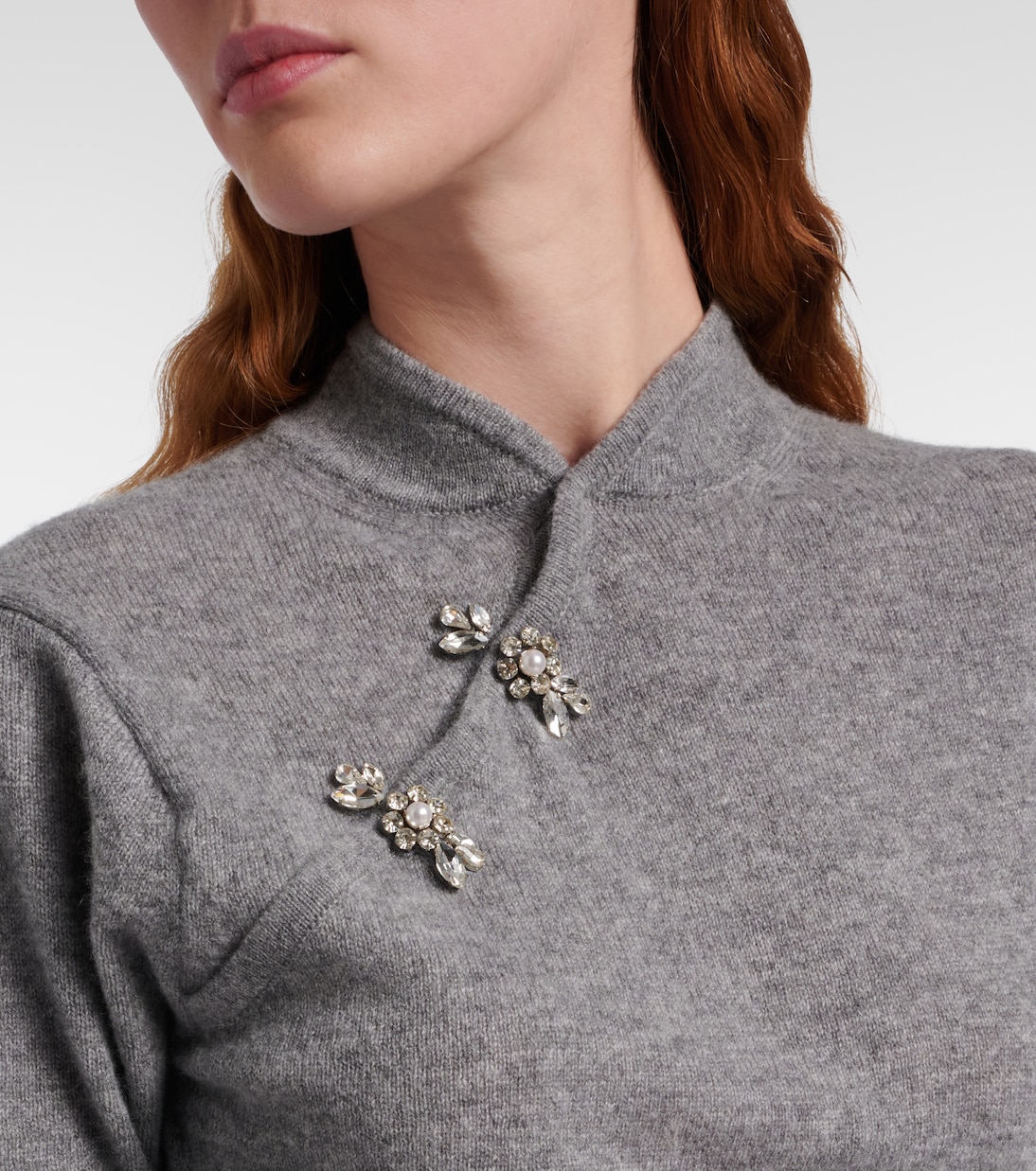Embellished cashmere sweater | Simone Rocha