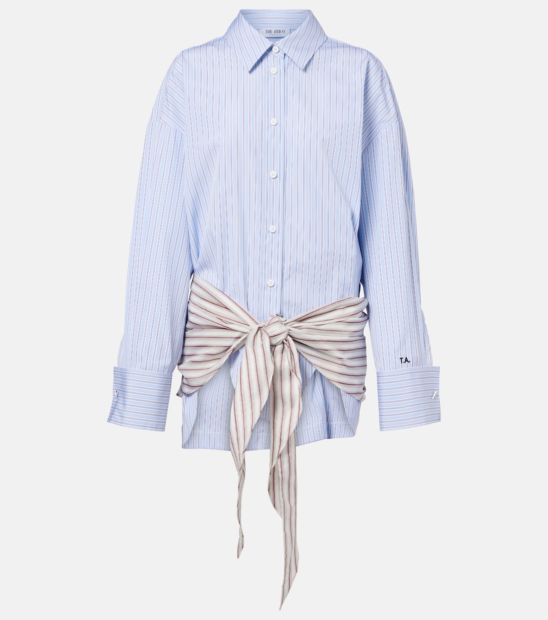 Hemdblusenkleid aus Baumwolle | The Attico