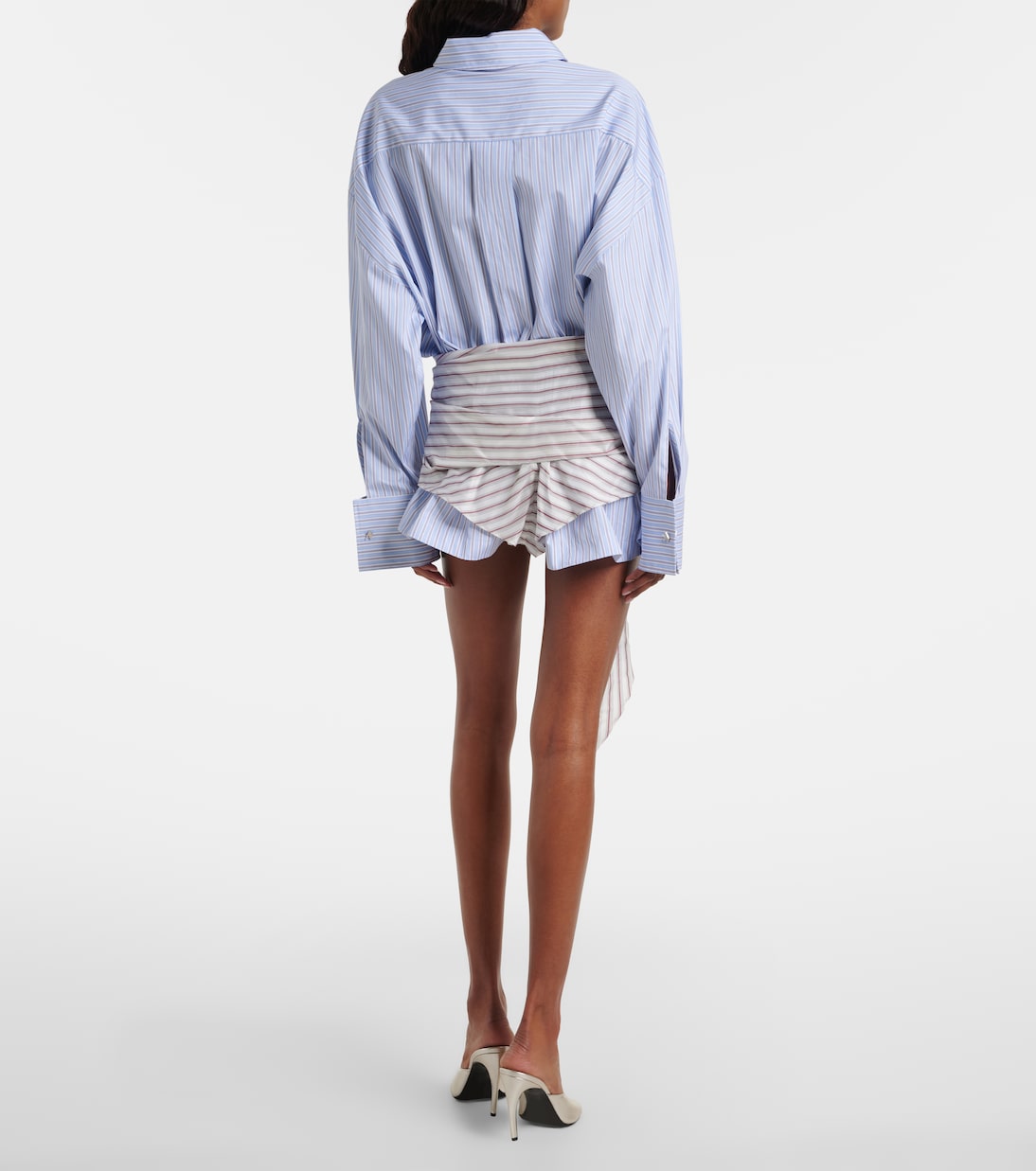 Hemdblusenkleid aus Baumwolle | The Attico