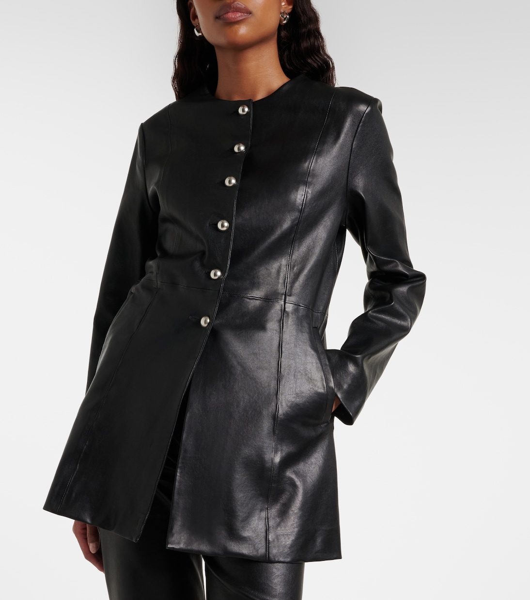 Lederjacke Parlour | Nour Hammour