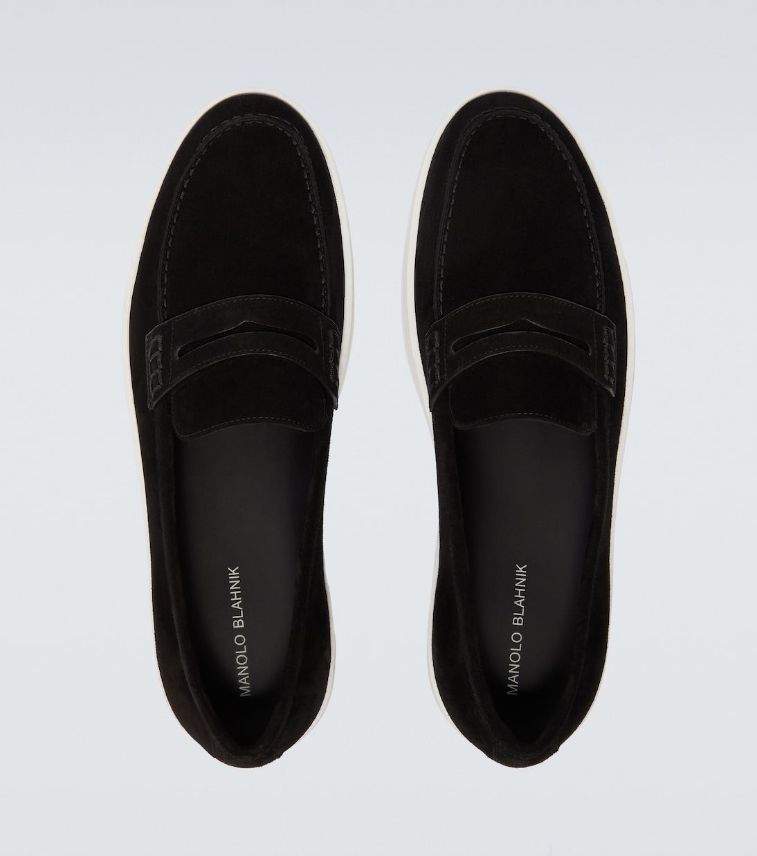 Ellis suede loafers | Manolo Blahnik