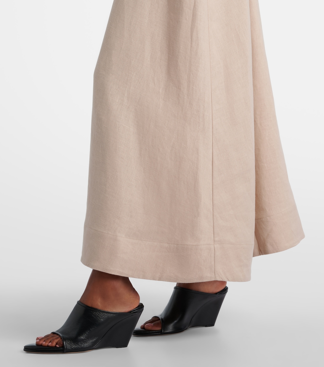 Capri linen maxi dress | Asceno
