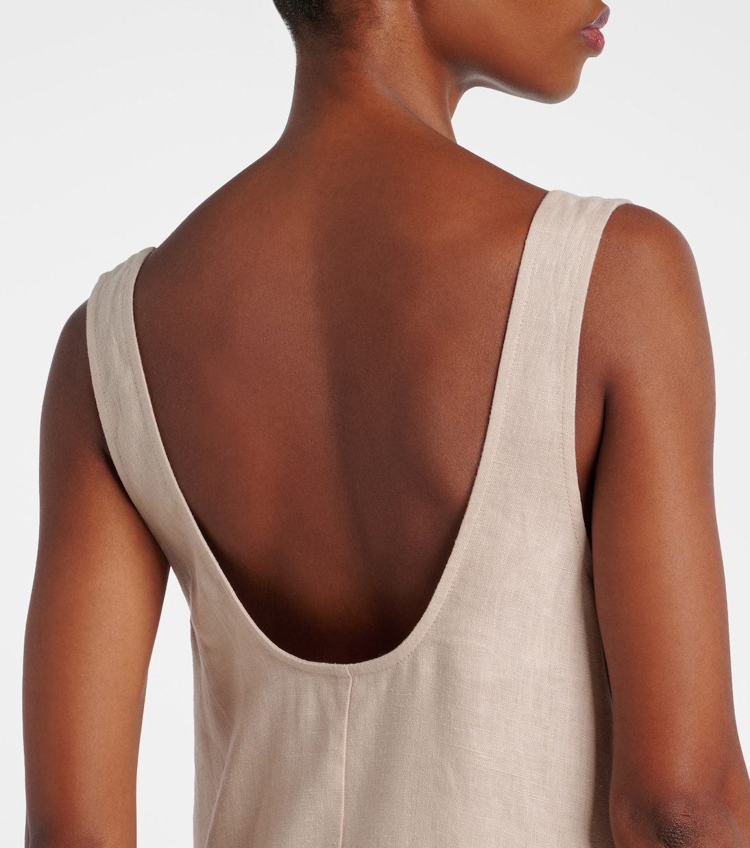 Capri linen maxi dress | Asceno