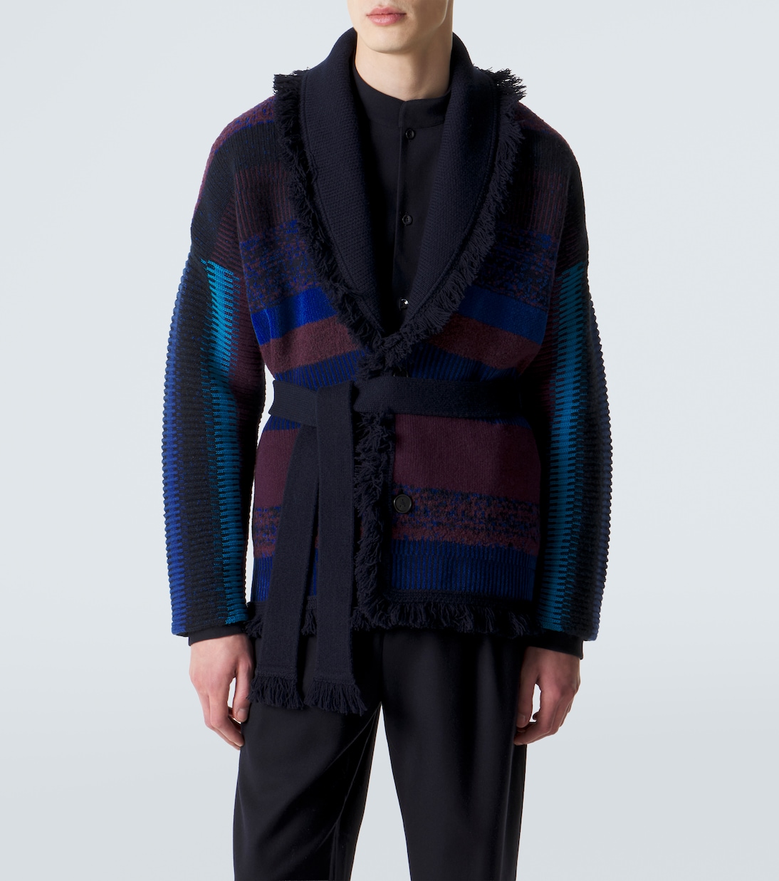 x Alanui cashmere-blend cardigan | Giorgio Armani