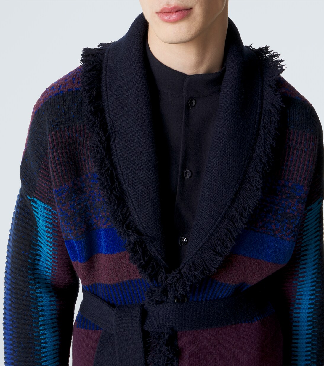 x Alanui cashmere-blend cardigan | Giorgio Armani