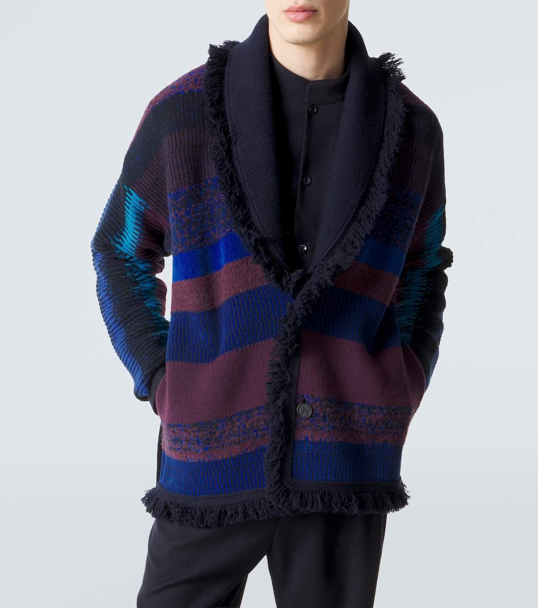 x Alanui cashmere-blend cardigan | Giorgio Armani