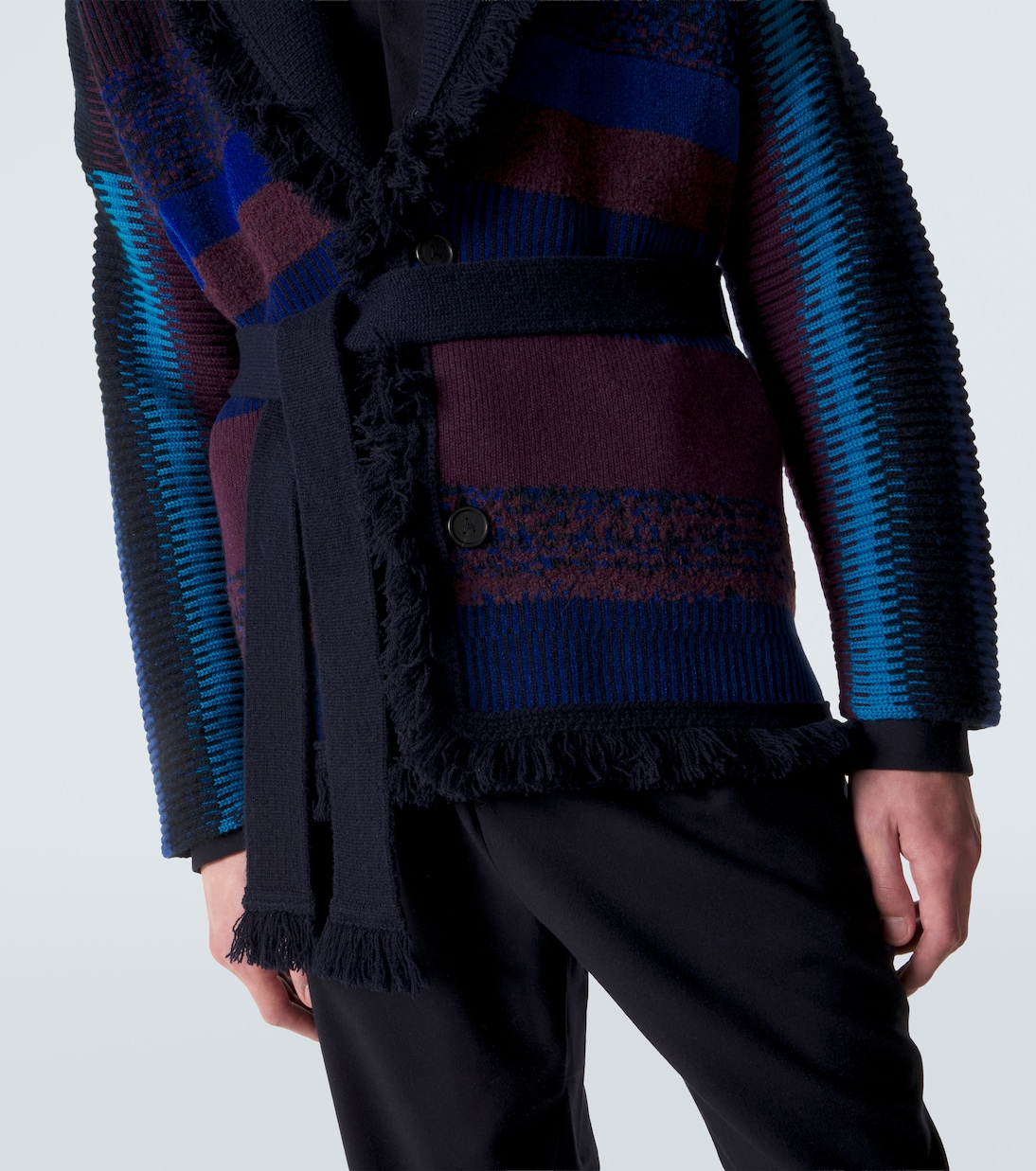 x Alanui cashmere-blend cardigan | Giorgio Armani