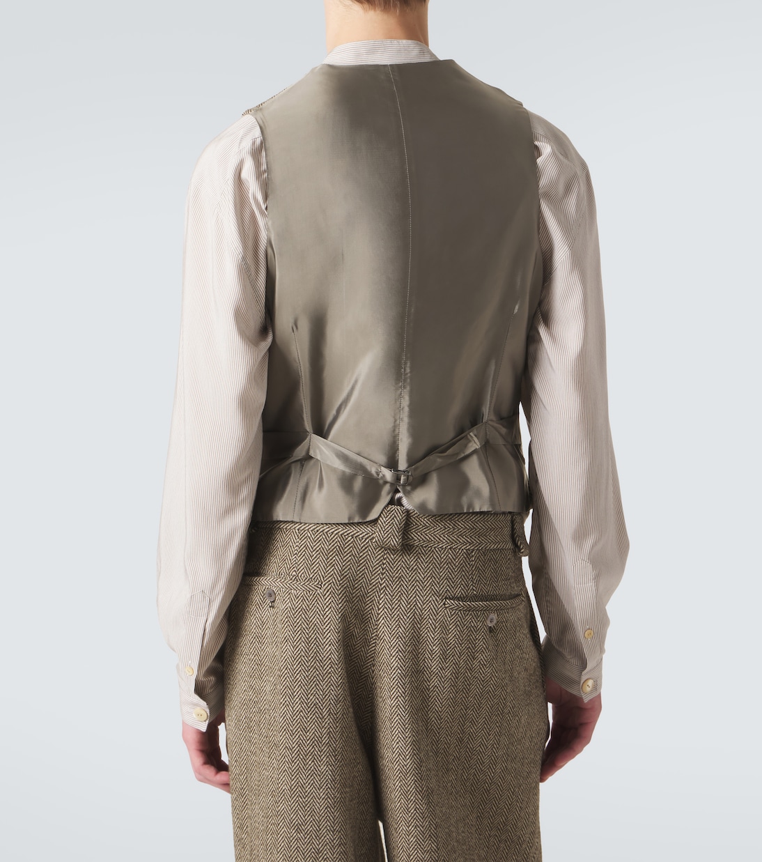 Cotton and wool-blend vest | Giorgio Armani