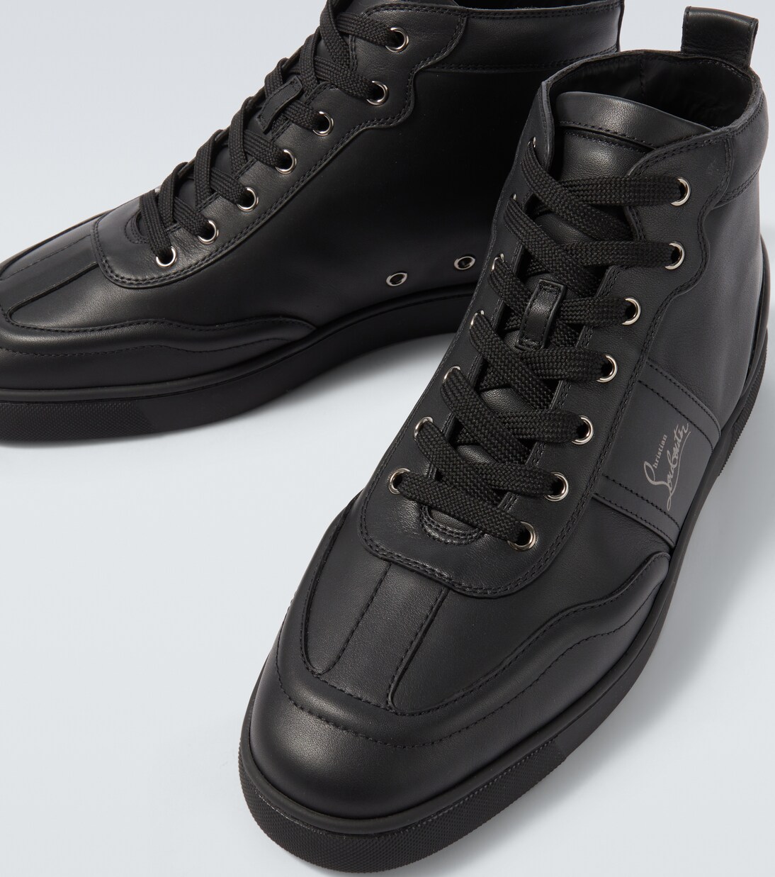 Retero leather high-top sneakers | Christian Louboutin