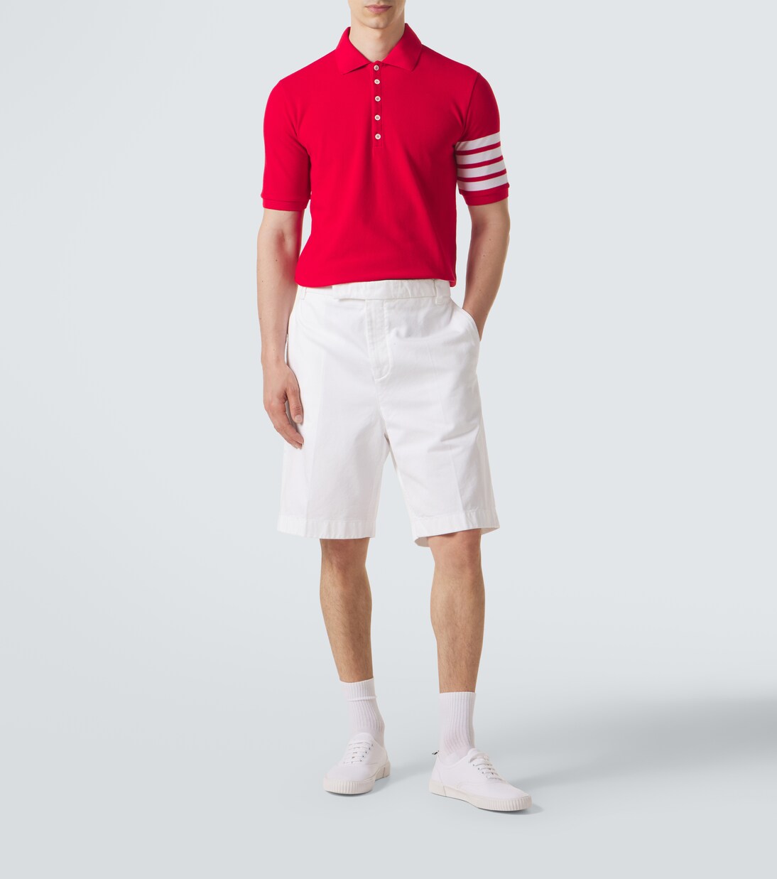 Polo 4-Bar in cotone | Thom Browne