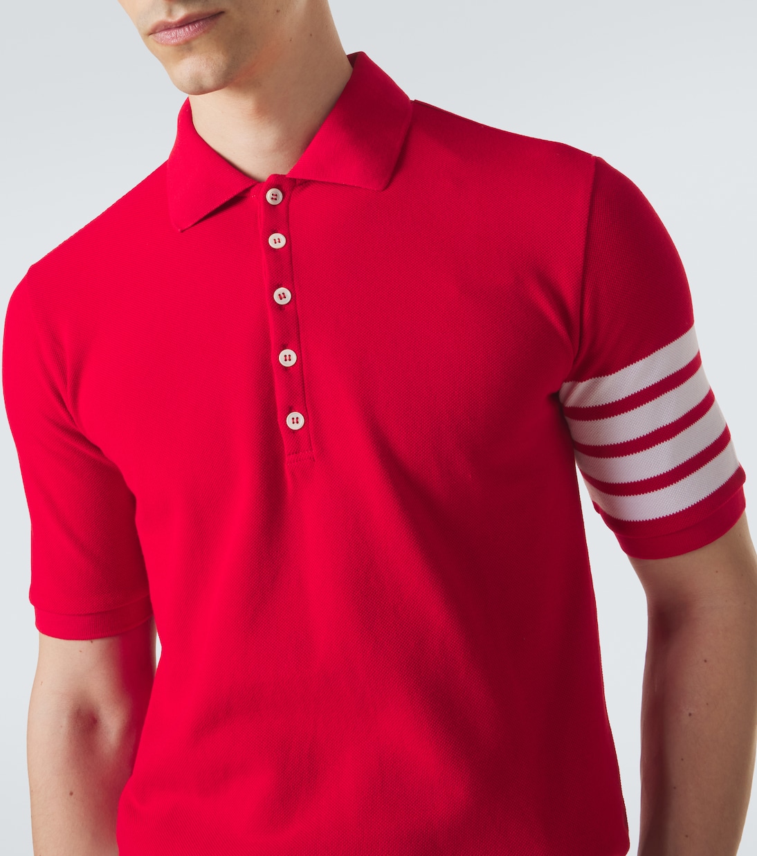 Polo 4-Bar in cotone | Thom Browne