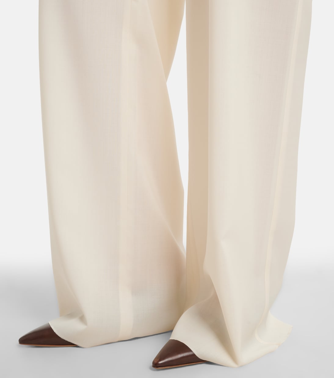 Weite Hose aus Schurwolle | Max Mara