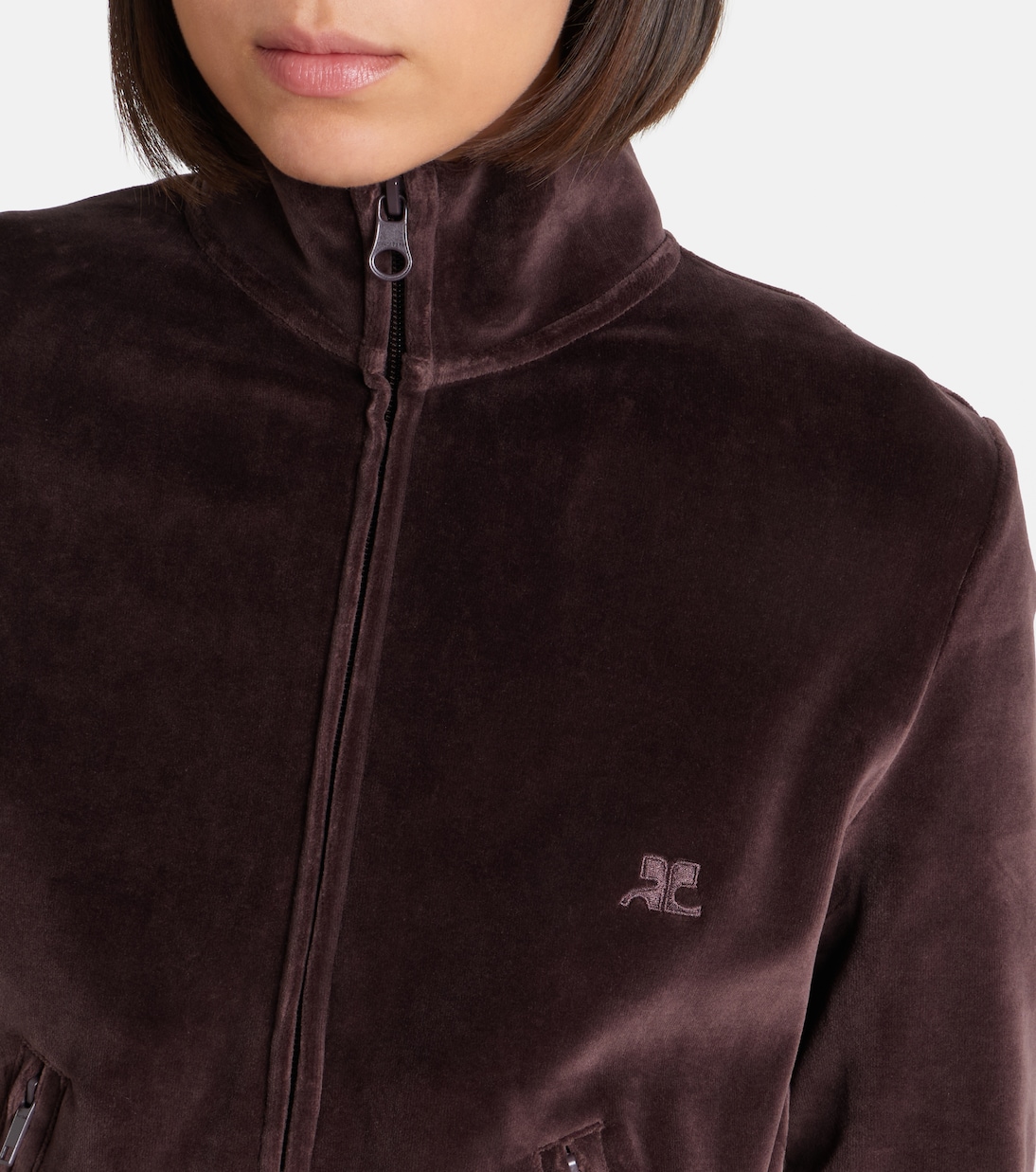 Chaqueta deportiva de terciopelo | Courrèges