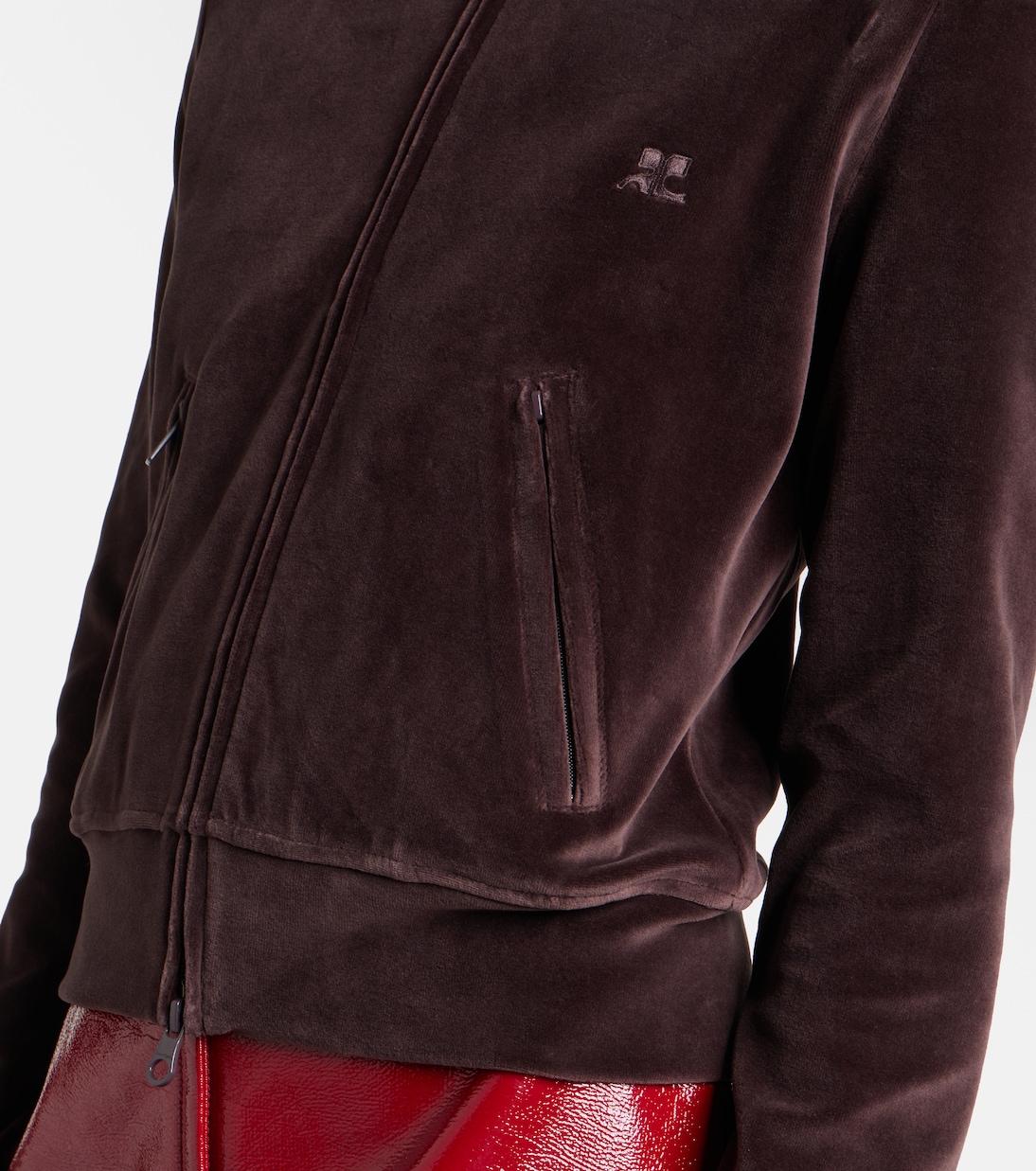 Chaqueta deportiva de terciopelo | Courrèges