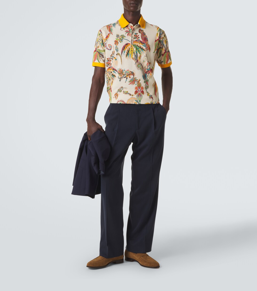 Polo en coton à imprimé | Etro