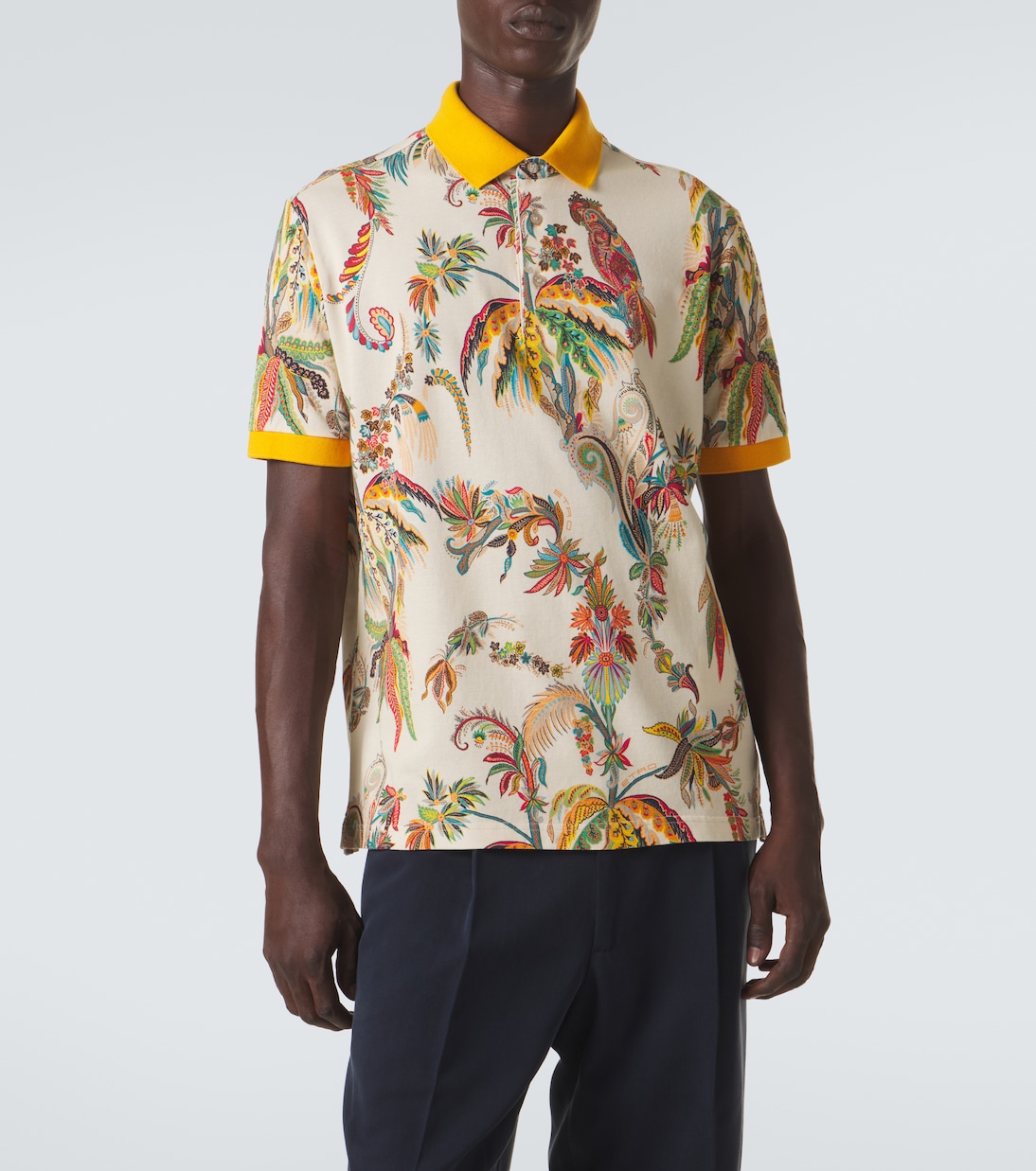 Polo en coton à imprimé | Etro
