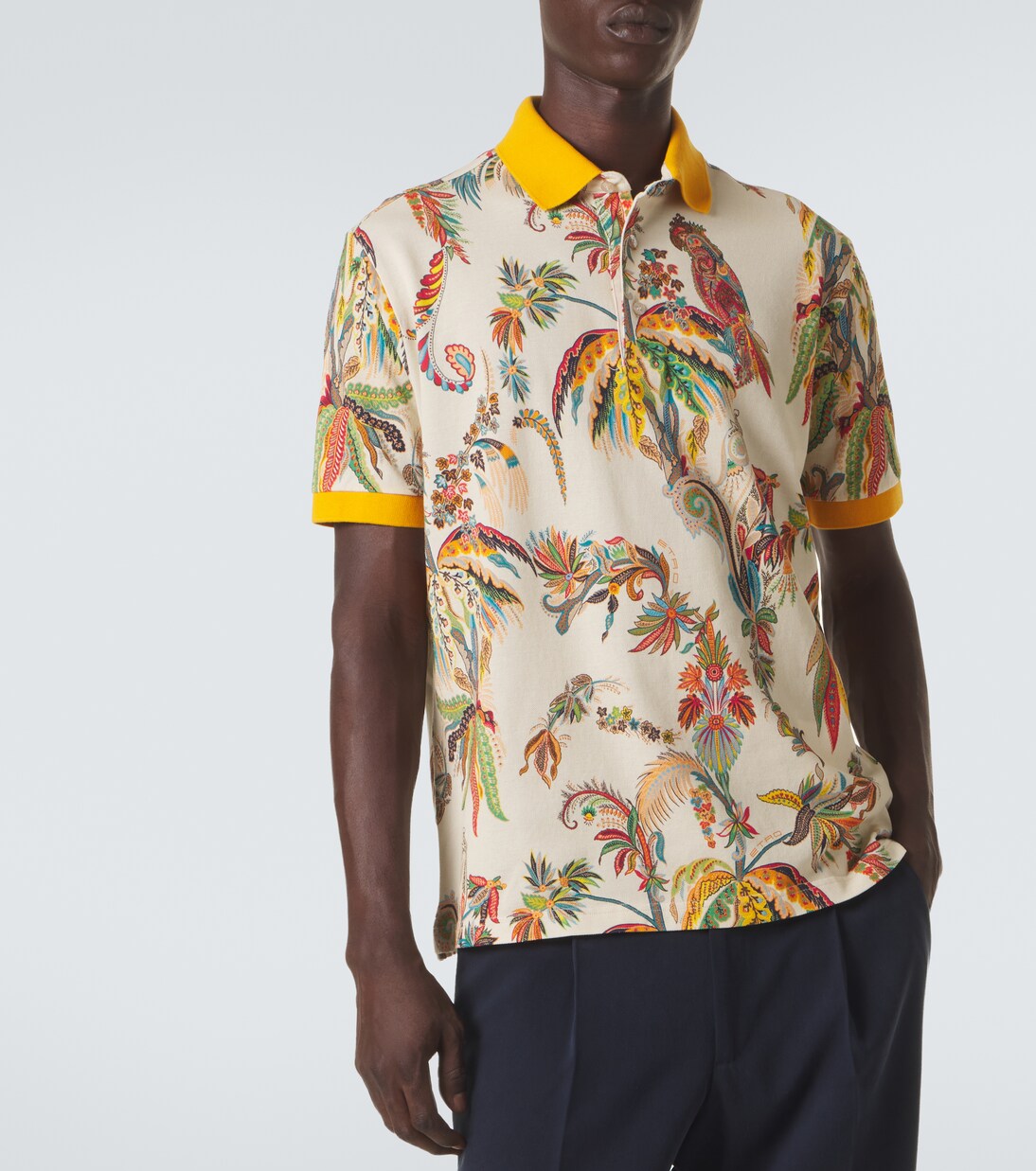 Polo en coton à imprimé | Etro