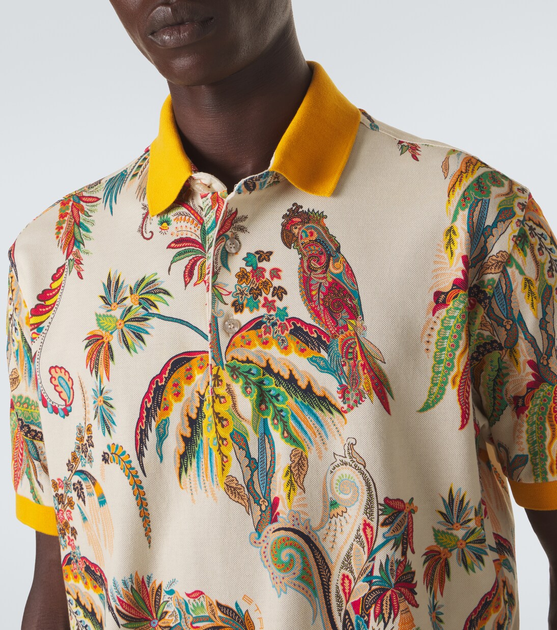Polo en coton à imprimé | Etro