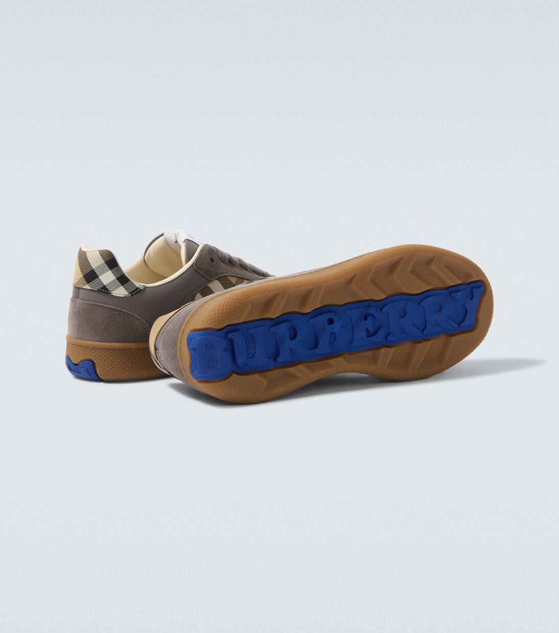 Sneakers Outdoor aus Leder und Veloursleder | Burberry