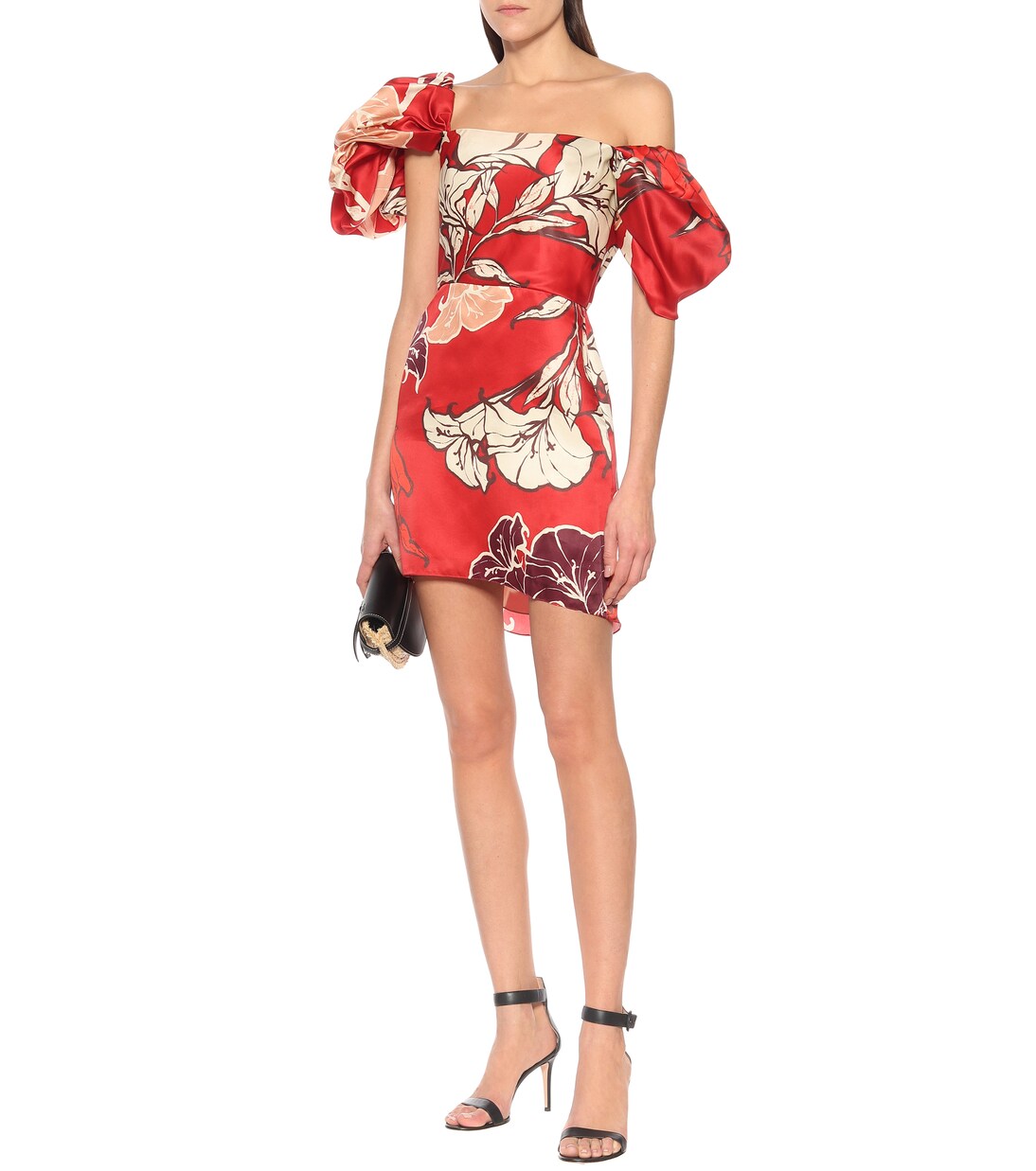 Robe Ancestral Belonging imprimée en soie | Johanna Ortiz