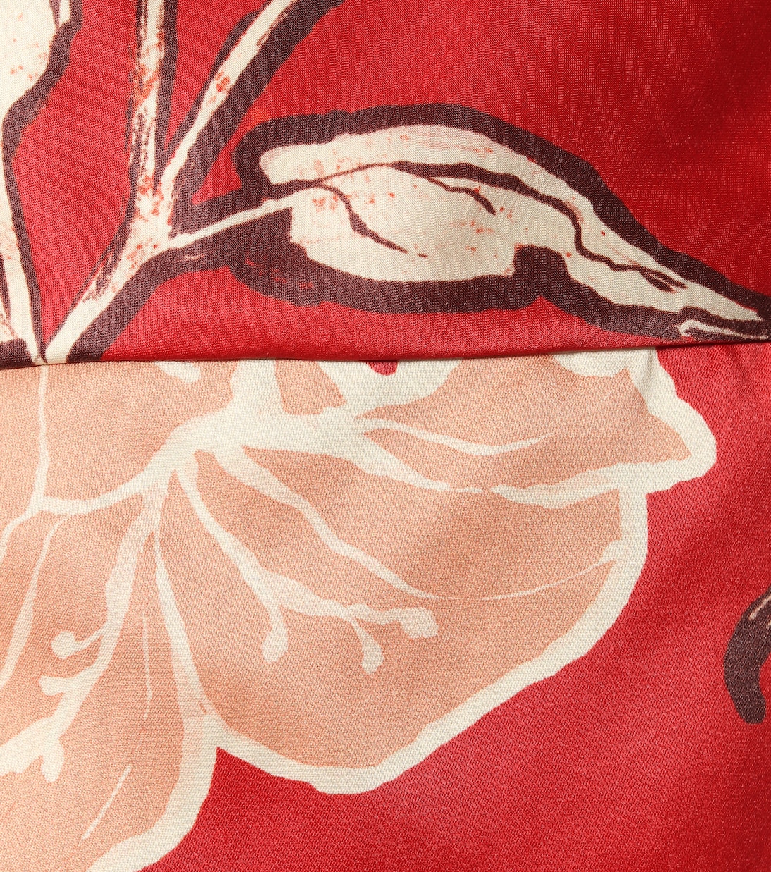 Robe Ancestral Belonging imprimée en soie | Johanna Ortiz